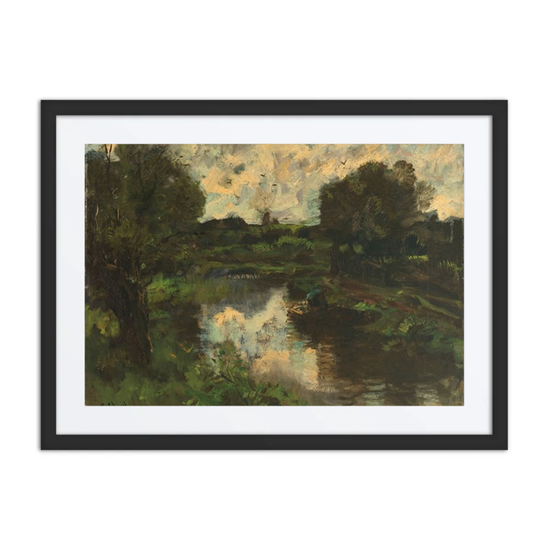 A Polder Landscape After a Thunderstorm