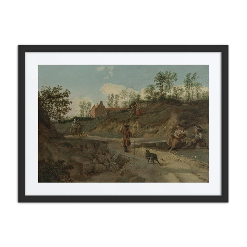 A Rural Landscape with Figures