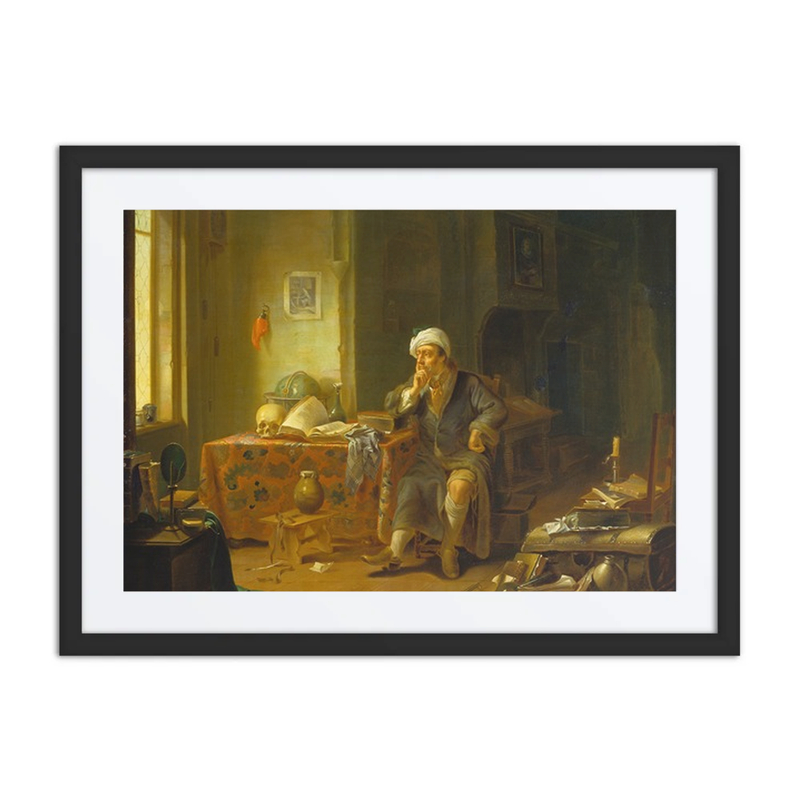 A Scholar in His Study