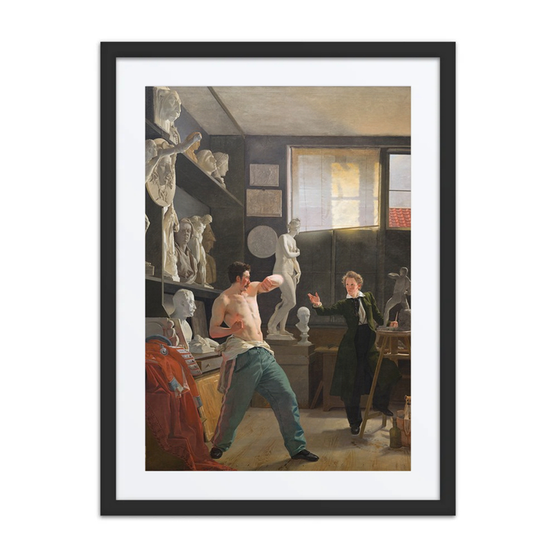A Sculptor in His Studio