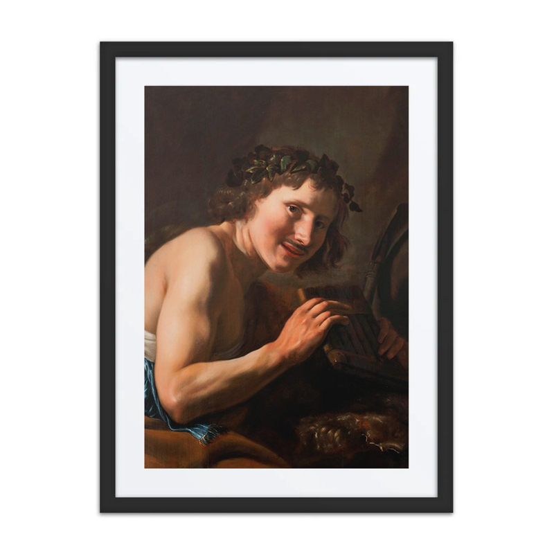 A Shepherd Playing the Pan Pipes