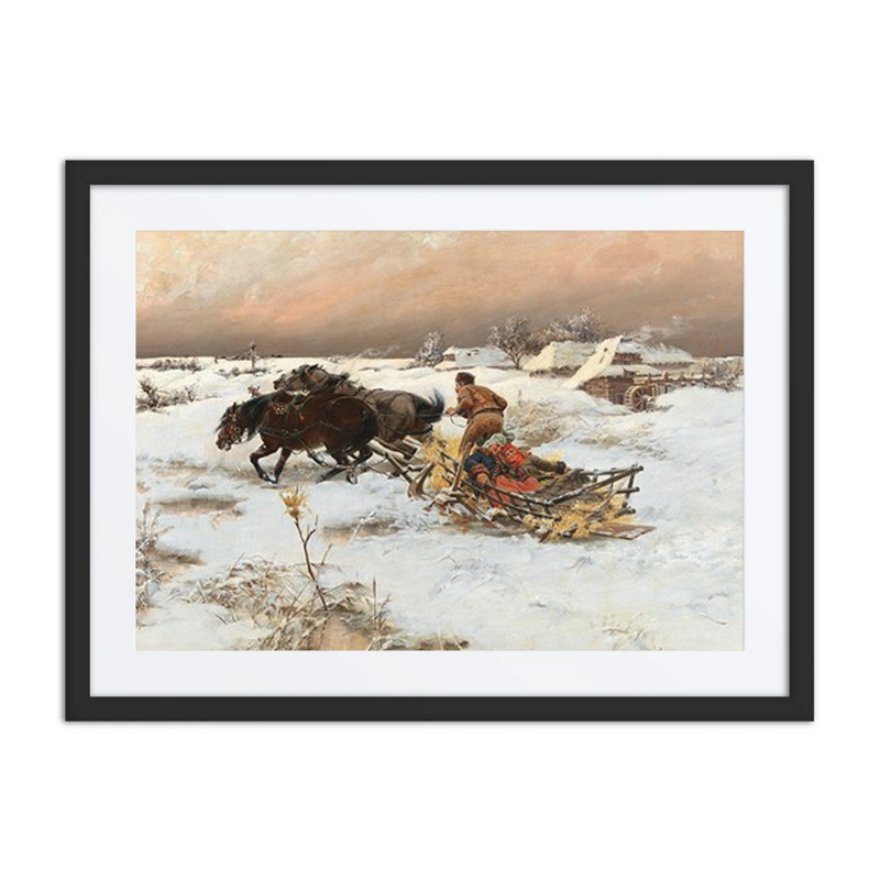 A Sleigh Ride in Winter