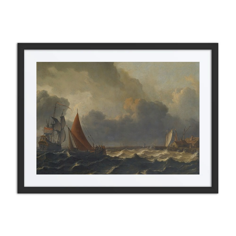 A Smalschip in a Stiff Breeze