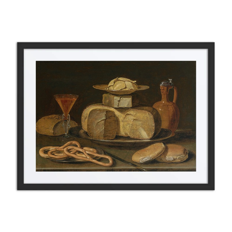 A Stack of Cheese and Provisions