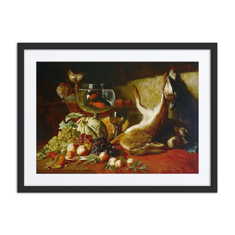 A Still Life with Fruit, Goldfish, and Dead Hare