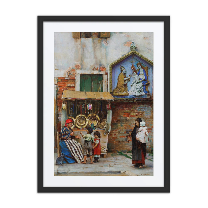 A Street Seller, Venice