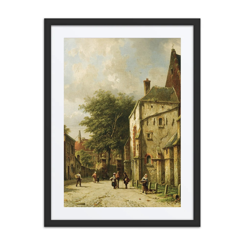 A Streetscene in a Dutch Town