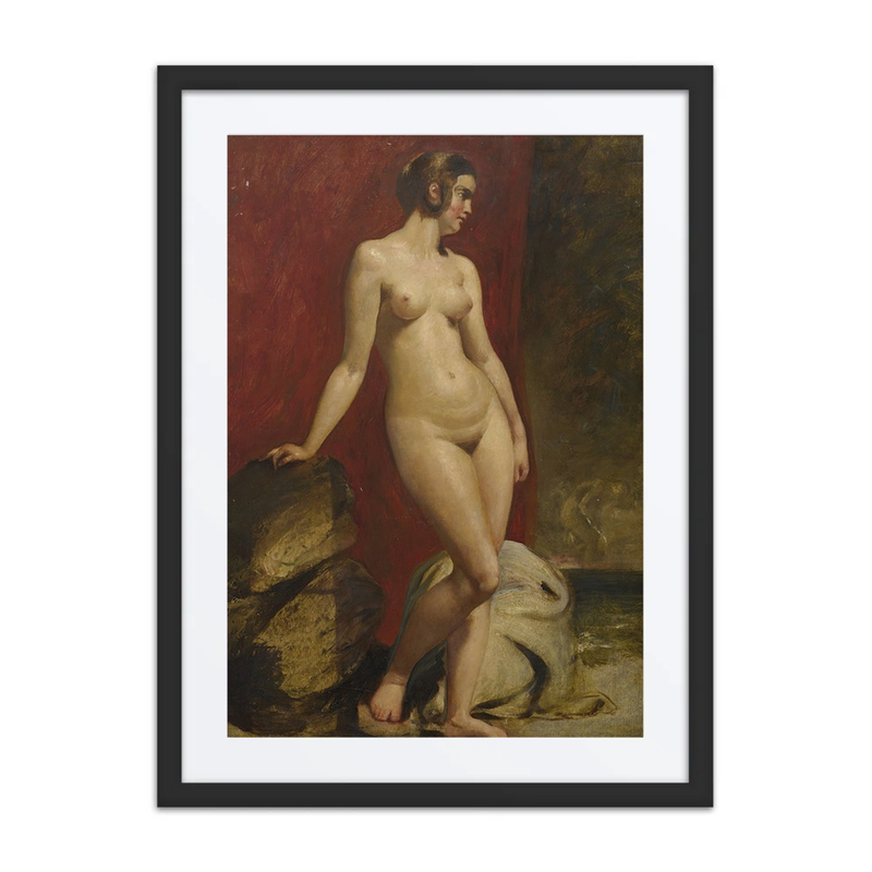 A Study of a Standing Female Nude