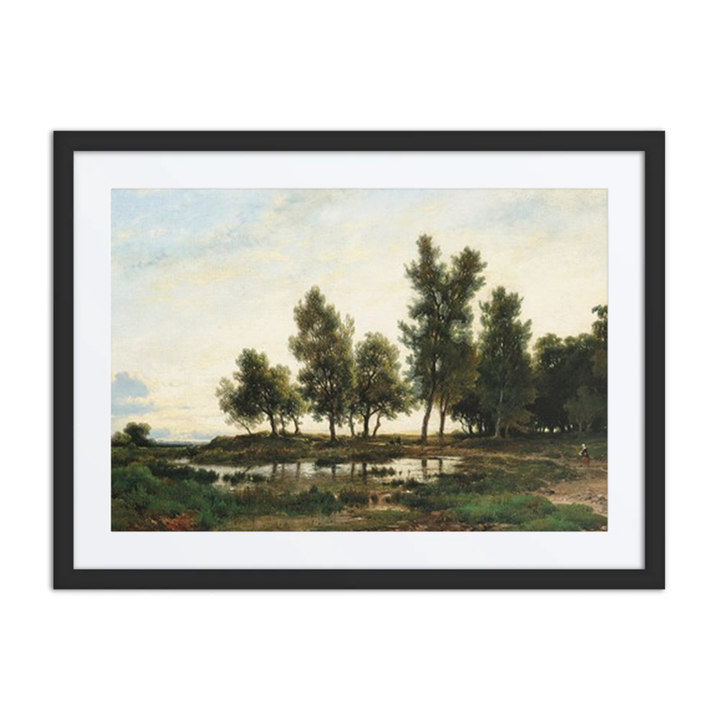 A Swamp Landscape with Travellers