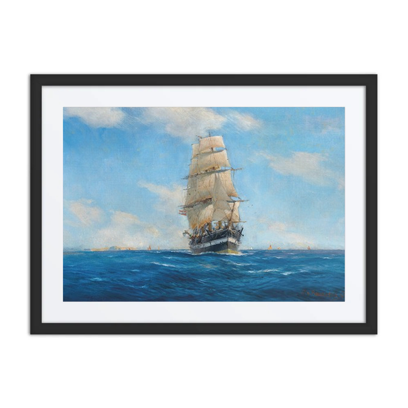 A Three-Master off a Southern Coast