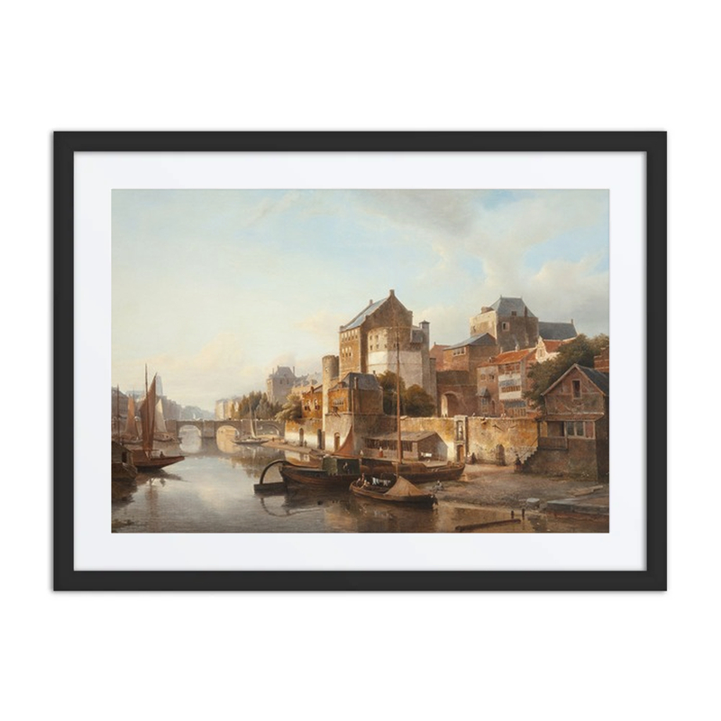 A Town by a River