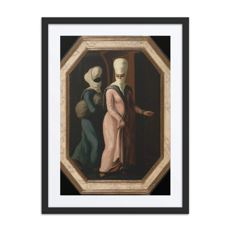 A Turkish Lady Going with Her Slave to the Bath