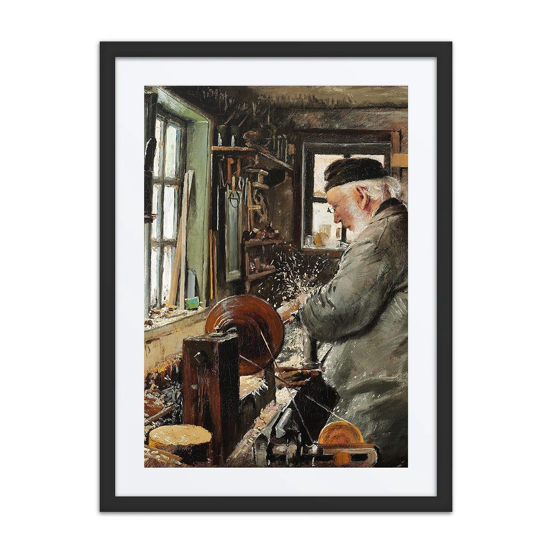 A Turner at His Lathe
