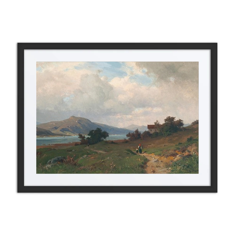 A Vast Landscape with Cloudy Sky