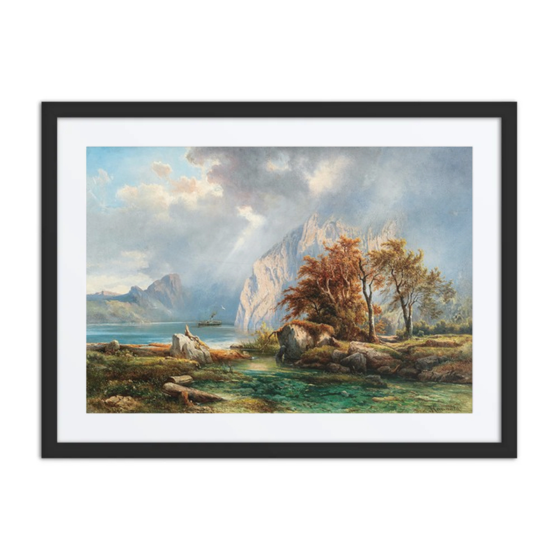 A View of Lake Wolfgangsee