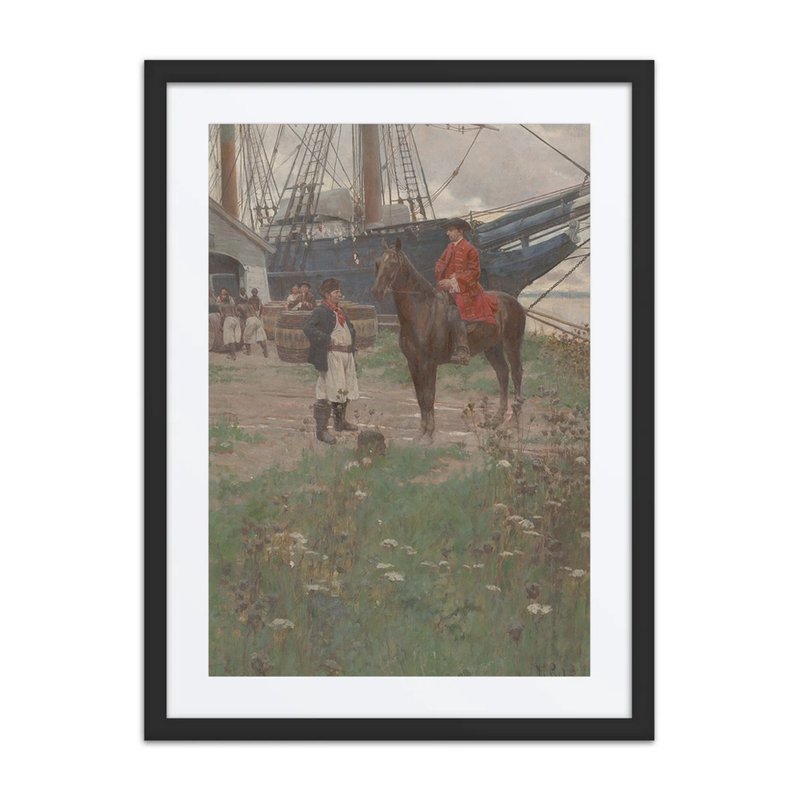 A Virginia Plantation Wharf