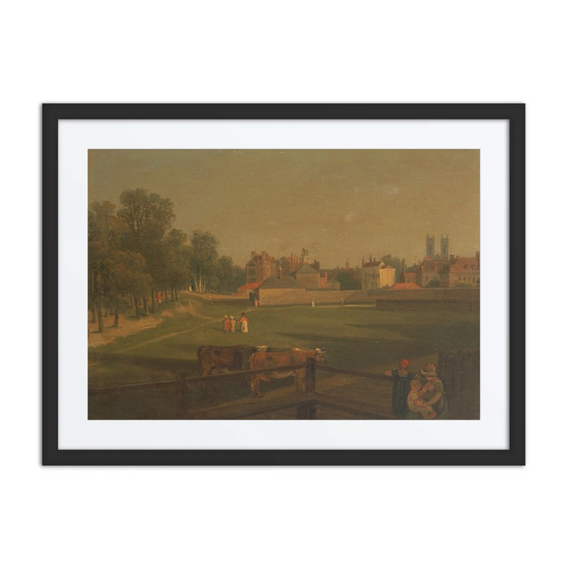A Western View of Westminster and Bird Cage Walk from the Mill House