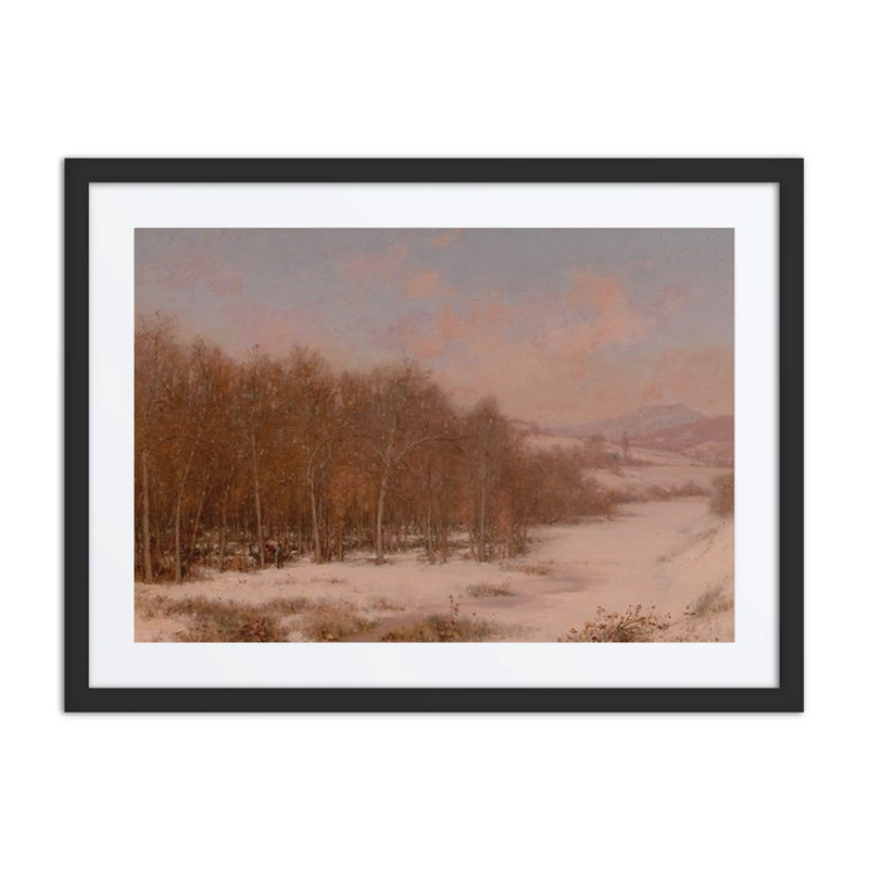 A Winter Camp (Sugaring off, Vermont)