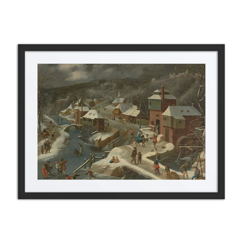 A Winter Landscape with the Flight into Egypt