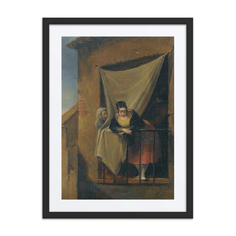 A Woman at a Balcony