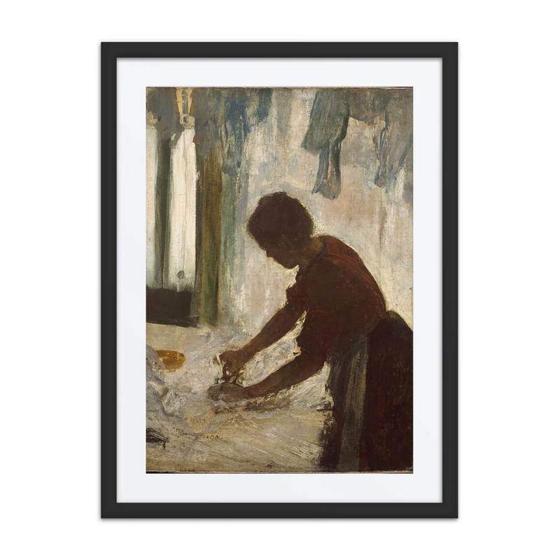 A Woman Ironing