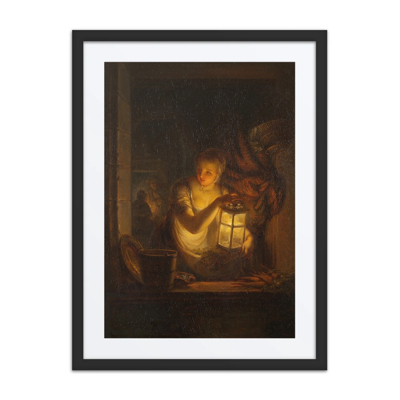 A Woman with a Lantern