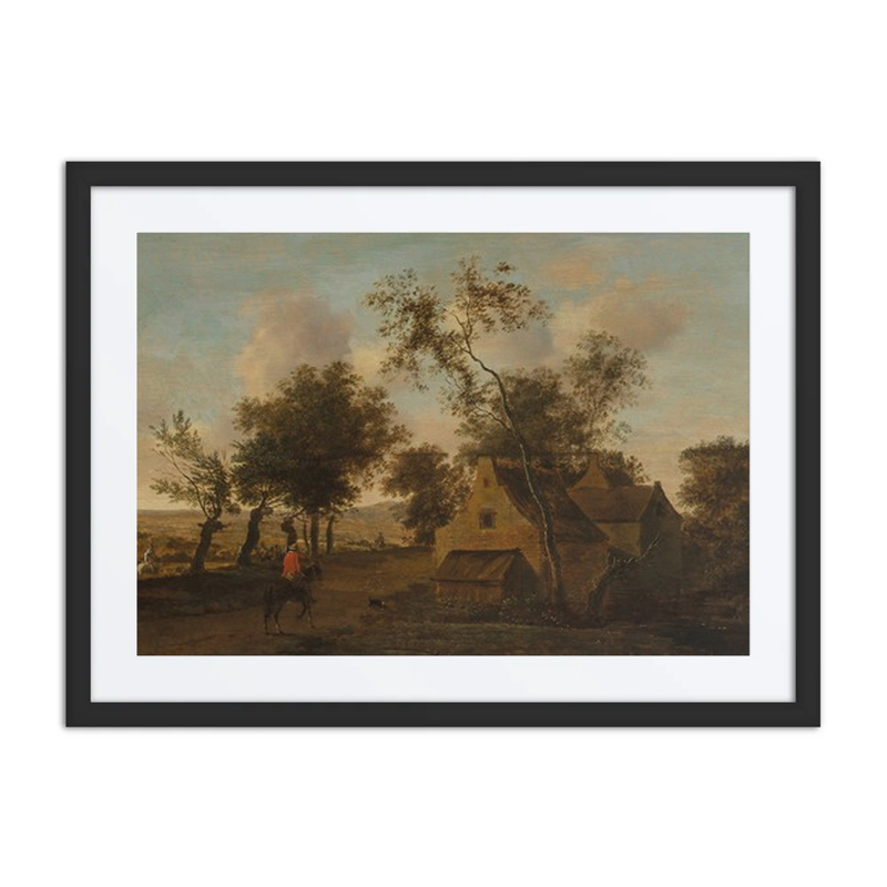 A Wooded Landscape with Travellers and Riders