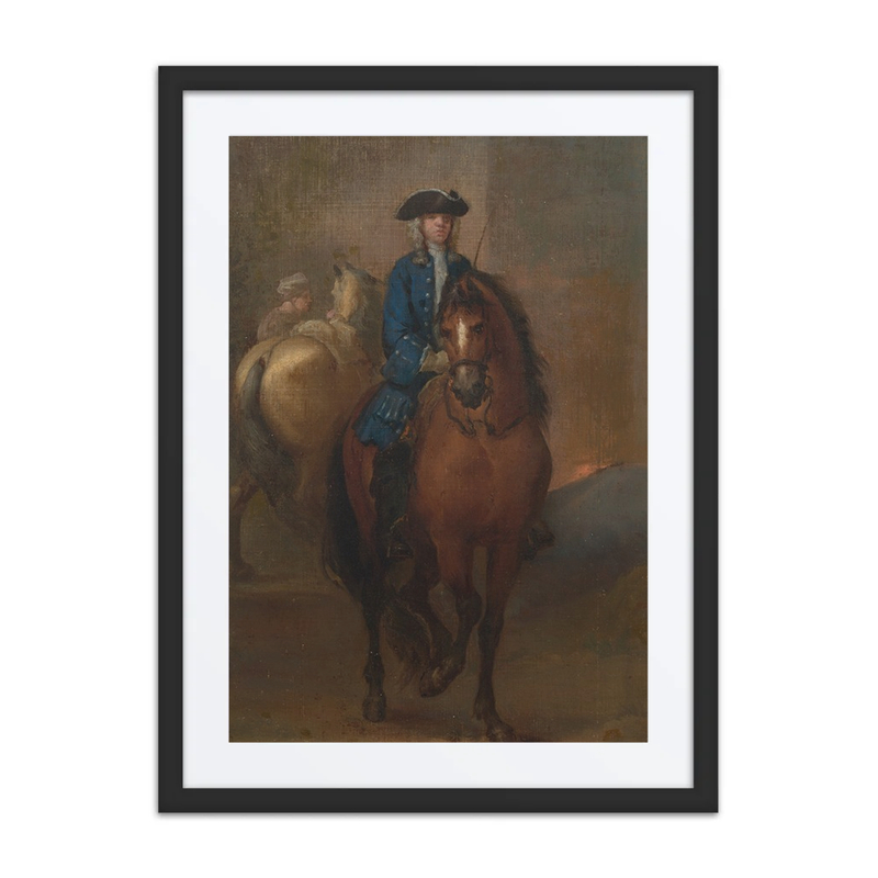 A Young Gentleman Riding a Schooled Horse