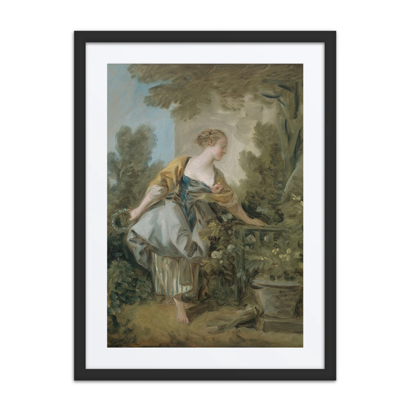 A Young Girl in a Park