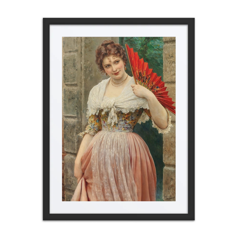 A Young Lady with a Red Fan