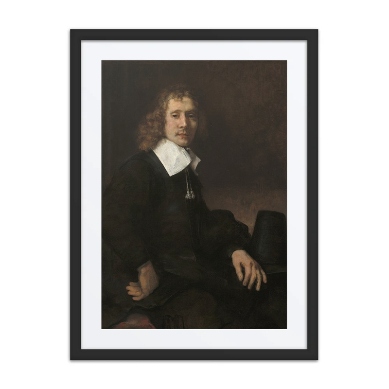 A Young Man Seated at a Table