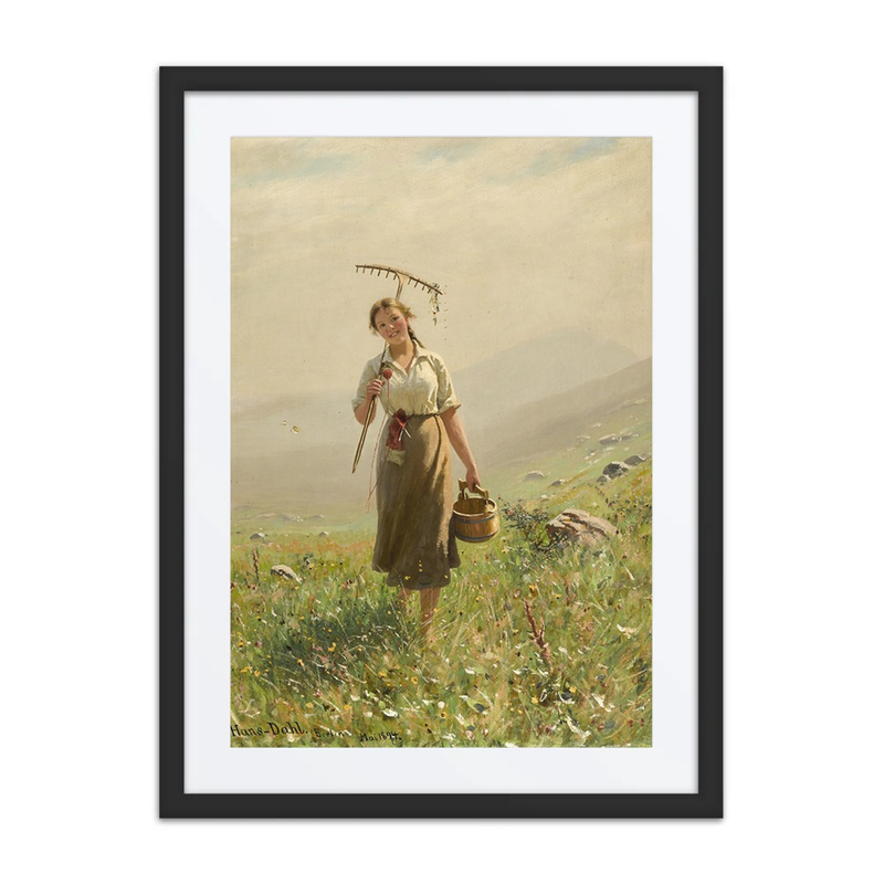 A Young Woman in the Meadow