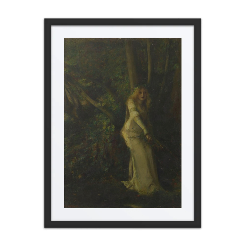 A Young Woman in the Woods
