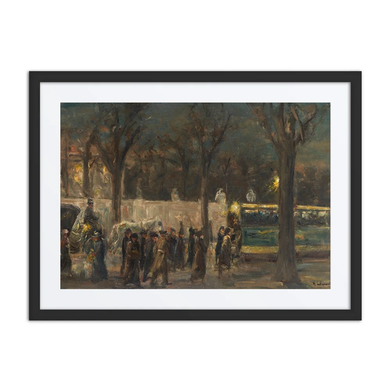 Abend Am Brandenburger Tor