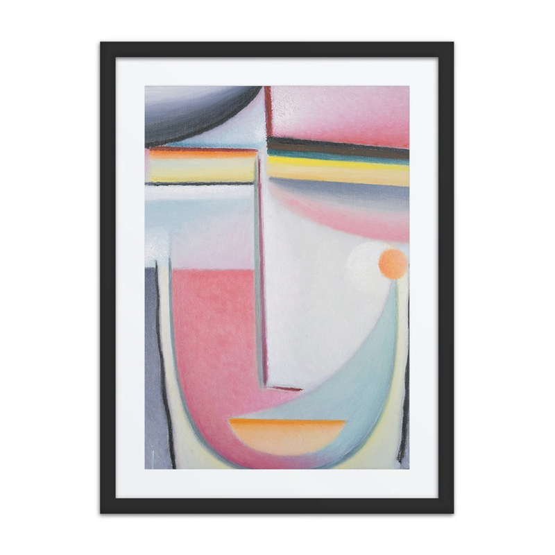 Abstract Head, Symphony in Pink