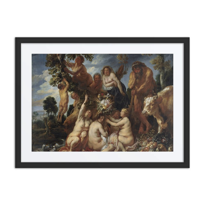 Achelous Defeated by Hercules: the Origin of the Cornucopia