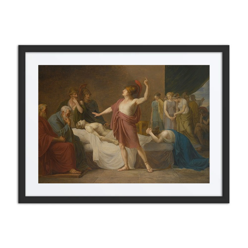 Achilles Lamenting the Death of Patroclus