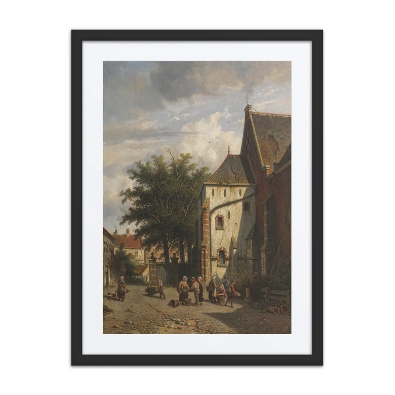 Achter de Westerkerk in Enkhuizen