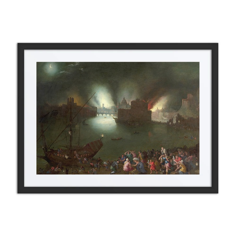 Aeneas Rescuing His Father from the Burning Troy