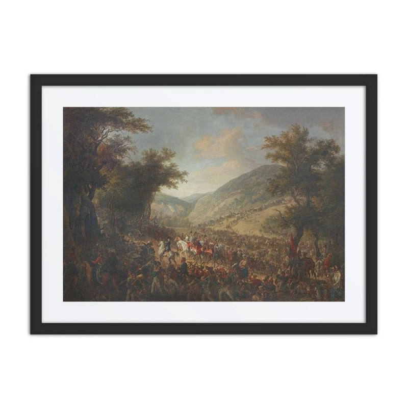 Allied Armies Crossing the Vosges Mountains, Led by Emperor Francis I (II) of Austria