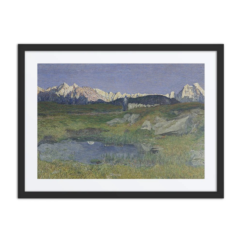 Alpine Landscape at Sunset