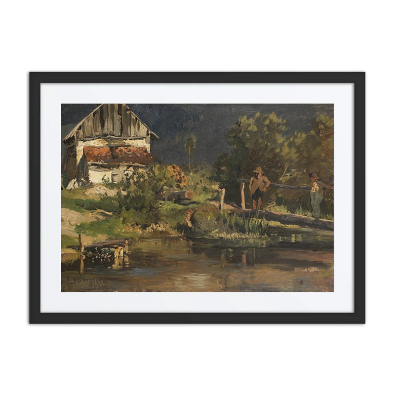 Am Weiher Mit Kalkofen