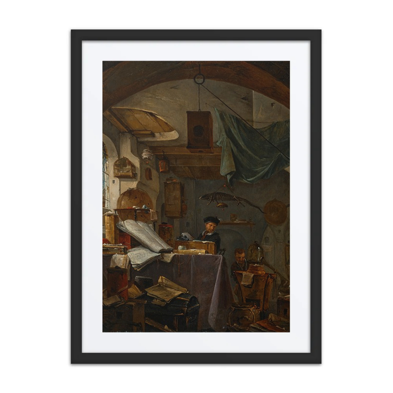 An Alchemist in His Study