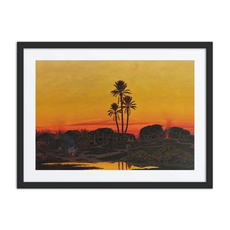 An Arab Camp at Sunset