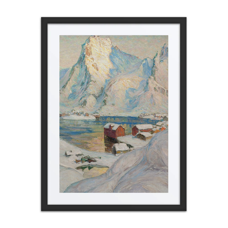 An Arctic Spring Day. Study from North Norway