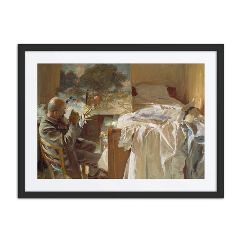 An Artist in His Studio