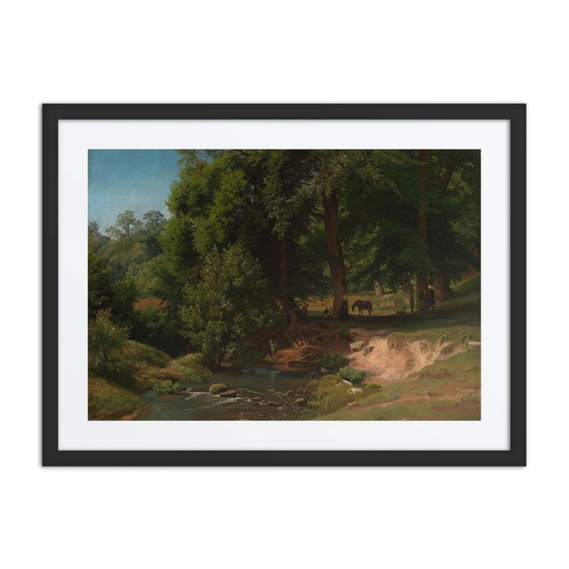 An Der Alb I (with Resting Riders)