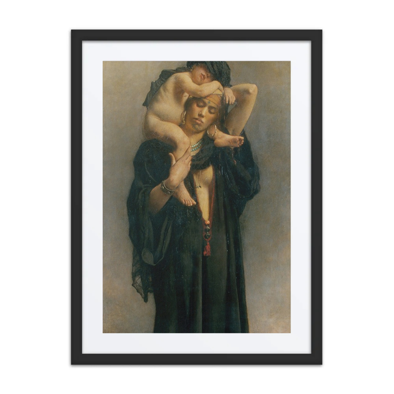 An Egyptian Peasant Woman and Her Child