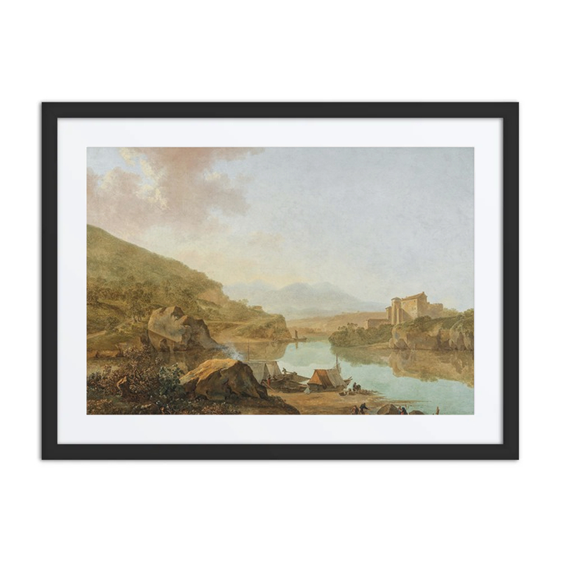 An Extensive Italianate River Landscape