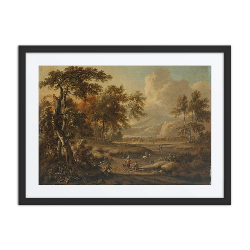 An Extensive Landscape with Figures on a Path